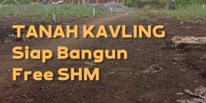 Tanah Siap Bangun Tirtomoyo dekat Kampus Binus Araya
