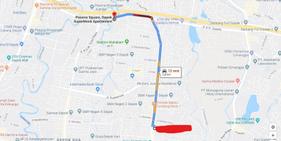 Rumah 2 Lantai Ada Carport Gratis AC