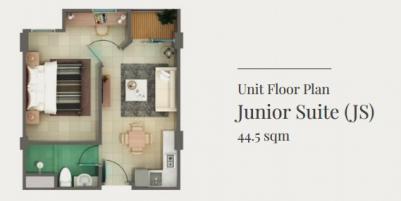 Apartemen Junior Suite Golf View