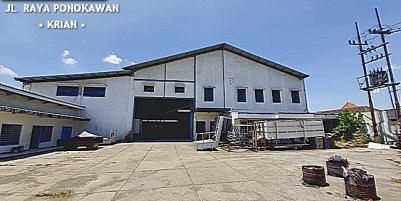 Industrial Buildings Raya Ponokawan, Krian, Sidoarjo - Nol Jalan Raya, Strategis.