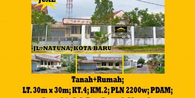 Tanah Dijual Jalan Natuna Kota Baru Kota Pontianak