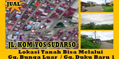 Dijual Tanah Jalan Kom Yos Sudarso Kota Pontianak