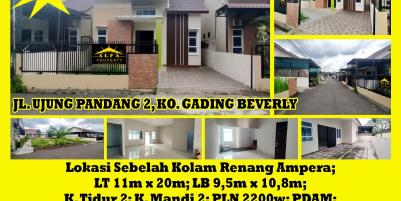 Rumah Gading Beverly Kota Pontianak Dijual
