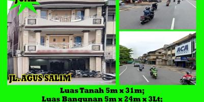 Ruko Jalan Agus Salim Kota Pontianak Dijual