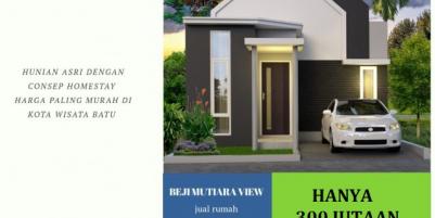 Rumah Villa 300 Jutaan Dekat Jatim Park Beji Mutiara View Kota Batu