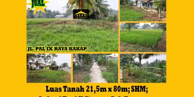 Tanah Dijual Pal 13 Kakap Kalimantan Barat