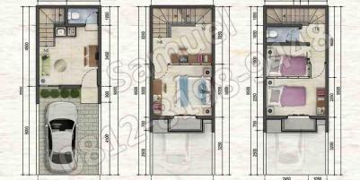 Rumah Minimalis 3 lantai Grand Duta Tangerang, DP 0%,free BPHTB AJB