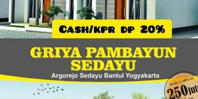 HANYA 250JUTAAN DI SEDAYU BANTUL LOKASI DATAR