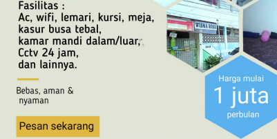 Wisma Rosa Kos Pulo Gadung, Jaktim