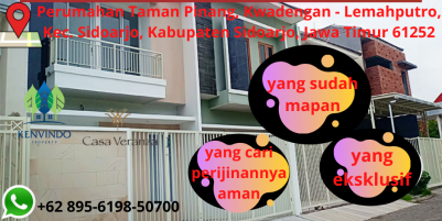 OPEN HOUSE..!!, Perumahan Lantai 2 Exclusive New Desain di Sidoarjo, WA 0895 - 6198 - 50700