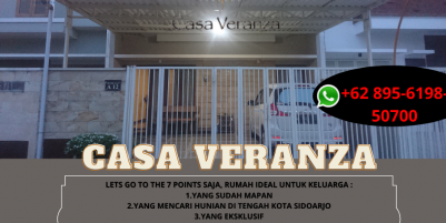 GRATIS PAGAR..!!, Tengah Kota Sidoarjo Perumahan Mewah dan Terjangkau, WA 0895 - 6198 - 50700