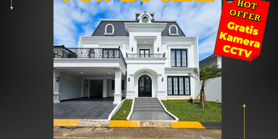 Dijual Rumah Mewah Classic di Menteng Residence Bintaro Berhadiah Exclusive 5 CCTV Wifi Ezviz Indoor-Outdoor