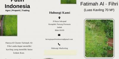 Kavling Siap Bangun Batas Kolam Ikan Cluster Fatimah Al Fihri
