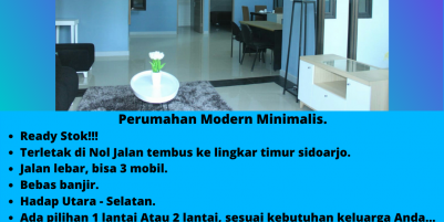 Pameran Perumahan Di Tengah Kota Sidoarjo, WA 0895 - 1533 - 6111