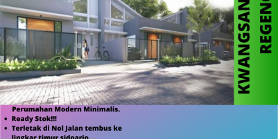 PERUMAHAN di Sidoarjo, Perumahan Lokasi Strategis Dekat Sun City Sidoarjo, WA 0895 - 1533 - 6111