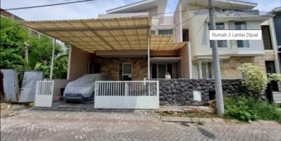 Dijual Rumah 2 lantai Lebar 9 di Perumahan Pantai Mentari Kenjaran Surabaya
