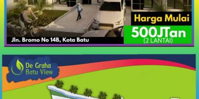Villa Sewa Kelola Dengan Pendapatan 3,2jt/bln,lokasi Depan BNS Batu