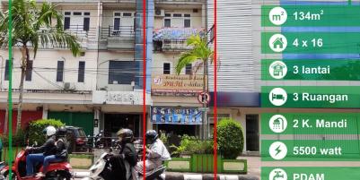 Dijual Ruko Jalan Hos Cokroaminoto, Pontianak