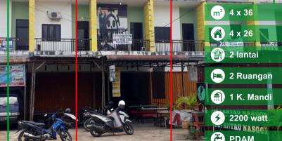 Dijual Ruko Parit Bugis, Pontianak, Kalimantan Barat