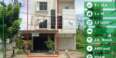 Ruko Prof M Yamin Kota Baru Pontianak, Kalimantan Barat