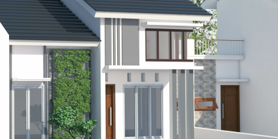 Patra Graha Bangunjiwo, rumah konsep mezzanine di Jogja selatan