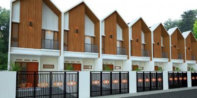 Rumah 2 lt harga 1lt di teras cimanggis , konsep scandinavian