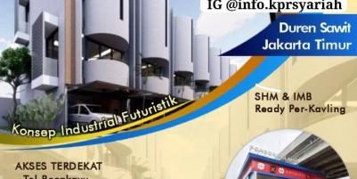 Rumah modern 4lantai Pondok Kelapa Townhouse Duren Sawit Jakarta Timur 