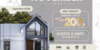 Perumahan desain kekinian plus mezzanine Cipayung Depok 