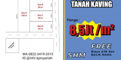Tanah kavling strategis Kampung Tengah Kramatjati Jakarta Timur 