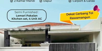 Rumah luas nyaman Utan Kayu Matraman Jakarta Timur dekat tol 