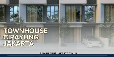 Townhouse Cipayung Jakarta Timur dekat stasiun Lrt Ciracas