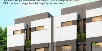 Hunian modern 3lantai Johar Baru Jakarta Pusat 