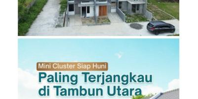 Rumah Cluster Tambun Utara Bekasi 3jt all in 