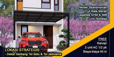 Rumah tipe minimalis Cluster Setu Cipayung Jakarta Timur 