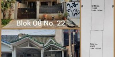 Dijual Rumah 2 Kavling Depan Belakang di Kalideres, Jakarta Barat