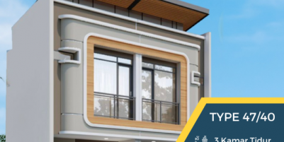 RUMAH MURAH BANDUNG DESAIN FUTURISTIK 3 TEMPAT TIDUR DP HANYA 5 JUTA DEKAT STASIUN KERETA CEPAT