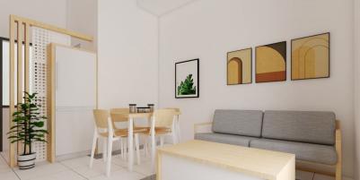 Dijual Rumah Townhouse Baru Minimalis Modern Bergaya Scandinavian Dekat Pondok Cabe