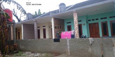 Rumah Kaplingan Baru Type 35/35 di belakang Perumahan Pesona Citayam 