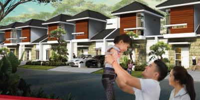 RUMAH 2 LANTAI, HARGA 1 LANTAI - UANG MUKA NOL