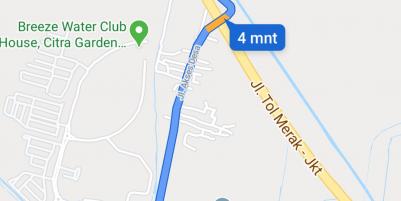 Tanah 1307 m² Rp 980 juta, Kawasan Industri Jl Bojonegara SERANG 08128138238 