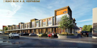 Ruko kertabumi Karawang tipe standard 2 muka ( 5 x 20 )