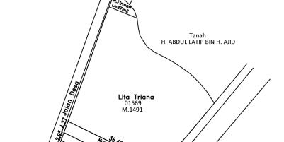 Tanah 444 m² Rp 700 ribu/m2 menghadap  Jl Sawah Luhur & Jl Kalipangpang SERANG 08128138238