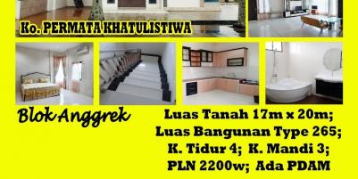 Rumah Permata Khatulistiwa, Blok Anggrek, Pontianak, Kalimantan Barat
