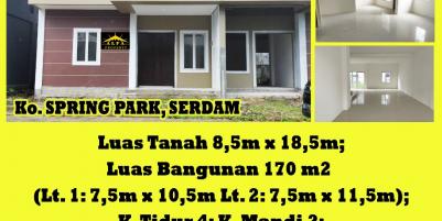Rumah Spring Park, Serdam, Pontianak, Kalimantan Barat