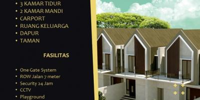 Rumah Mewah 2 Lantai 3 Kamar Tidur 600jutaan di Kaliurang Yogyakarta Dekat UGM Aranya Park