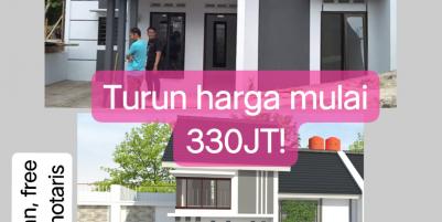 Rumah dengan lokasi cantik tepi jalan, PATRA GRAHA  BANGUNJIWO