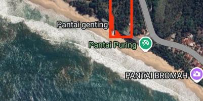 Dijual Tanah Pinggir Pantai di Pacitan, Jawa Timur