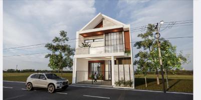 Rumah Baru Gress Lebar 9 On Progress Lokasi Babatan Pantai Surabaya