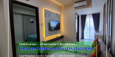 SEWA Apartemen 2Kamar di Grand Dharmahusada Lagoon Surabaya