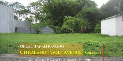 Tanah di Golf Avenue Citraland, Surabaya
